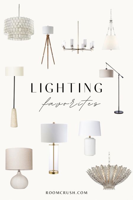 Lighting favorites for your living room, bedroom or dining room! From floor lamps to table lamps and more!

#LTKhome #LTKFind
