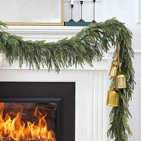 Afloral The Original Real Touch Norfolk Pine Garland - 60" | Amazon (US)