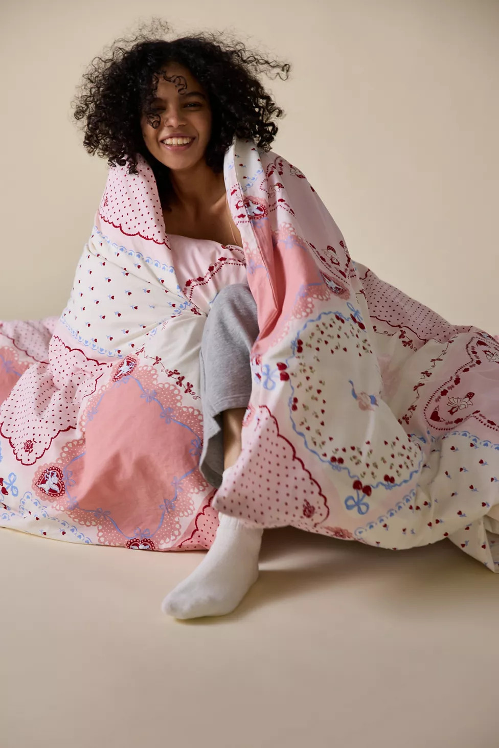 Galentine’s Pattern Core Duvet Cover Set | Urban Outfitters (US and RoW)