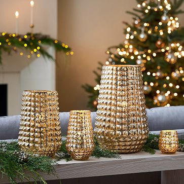 Mercury Glass Candleholders &amp; Vases | West Elm (US)