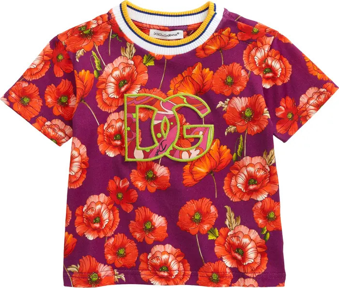 DG Patch Poppy Print T-Shirt | Nordstrom