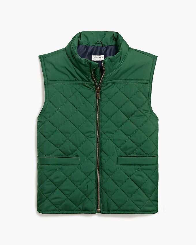 Boys' quilted Walker vest | J.Crew Factory