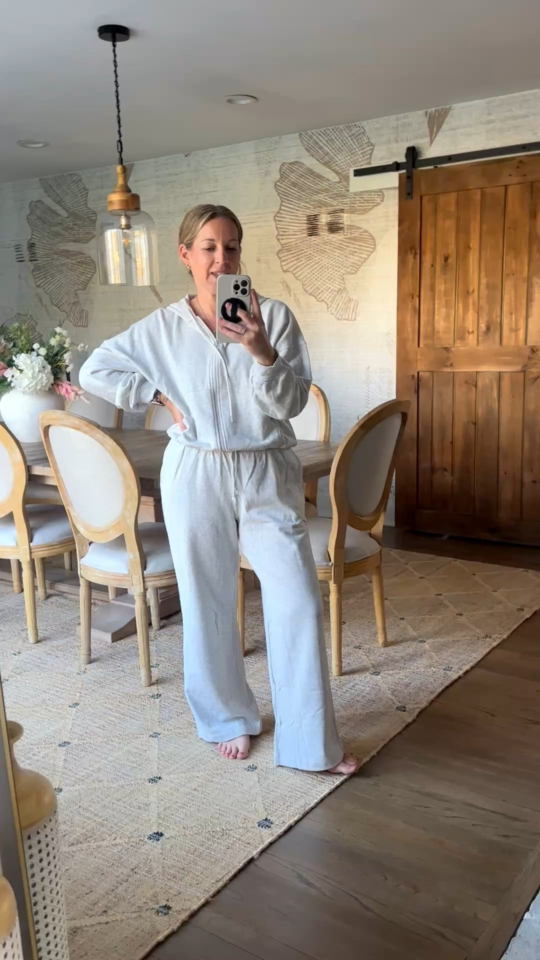 For the price, these sets are pretty comfy. Nice soft inside. True to size but definitely no extra room. I’m in a medium regular pants. They do come in lengths! Medium full zip also. Color is selling out but it’s all sold separate so great for a mix n match situation  

#LTKPetite #LTKootd #LTKMidsize