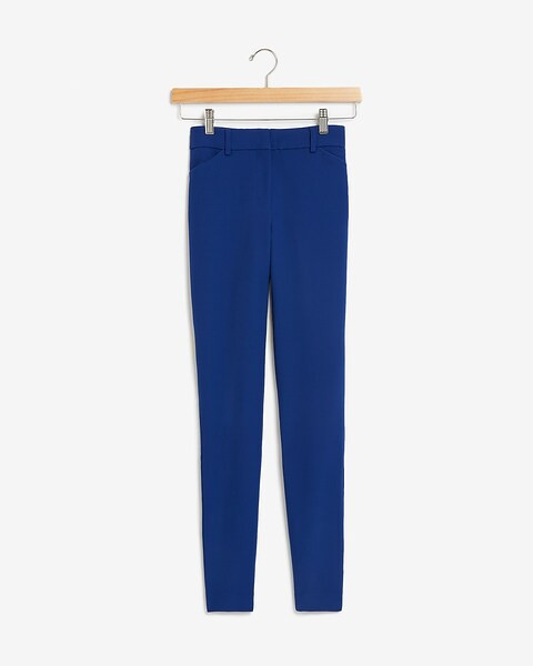 High Waisted Soft Twill Skinny Pant | Express
