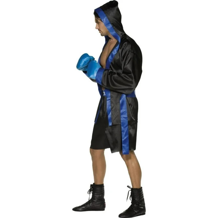 50" Black and Blue Boxer Men Adult Halloween Costume - Medium - Walmart.com | Walmart (US)