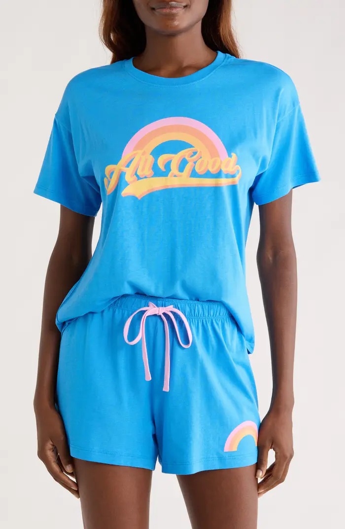 PJ Salvage Soft & Shortee Jersey Short Pajamas | Nordstrom | Nordstrom