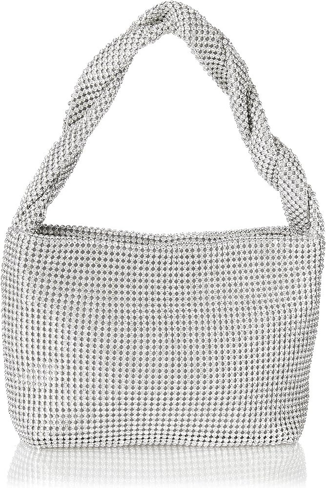 The Drop Women's Anusha Rhinestone Twisted Handle Shoulder Bag | Amazon (US)