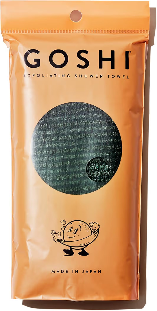 GOSHI Exfoliating Shower Towel - Rip-Resistant Exfoliating Washcloth for All Skin Types - Moss Gr... | Amazon (US)