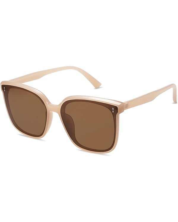 SOJOS Trendy Oversized Sunglasses for Women and Men | Amazon (US)