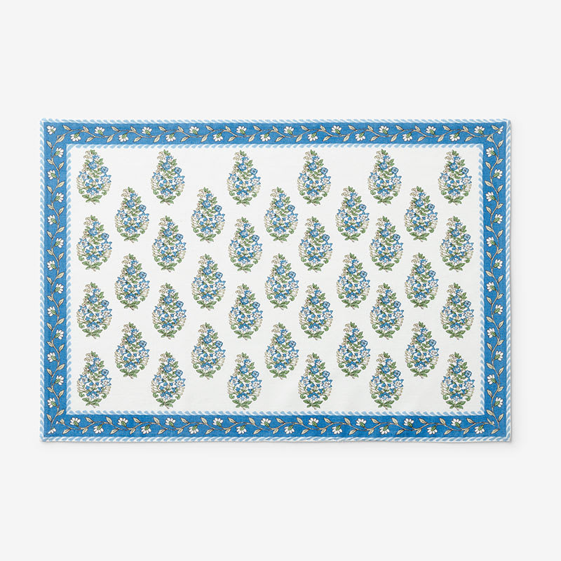 Garden Floral Cotton Placemats, Set of 4 - Neroli | The Company Store