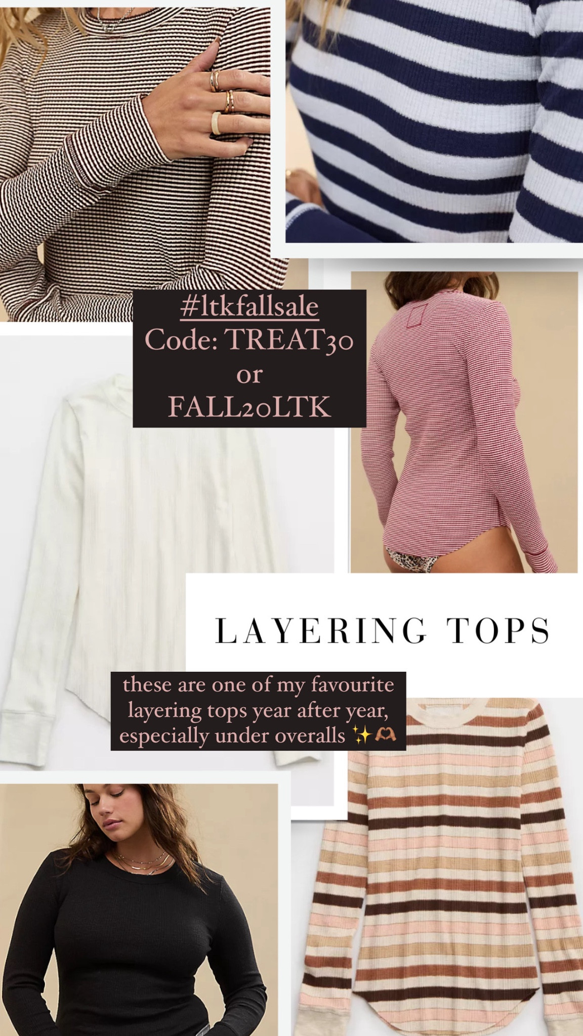 favourite layering tops year after year especially for under overalls and an easy pair with jeans🫶🏽✨


#LTKStyleTip #LTKFallSale #LTKFindsUnder50