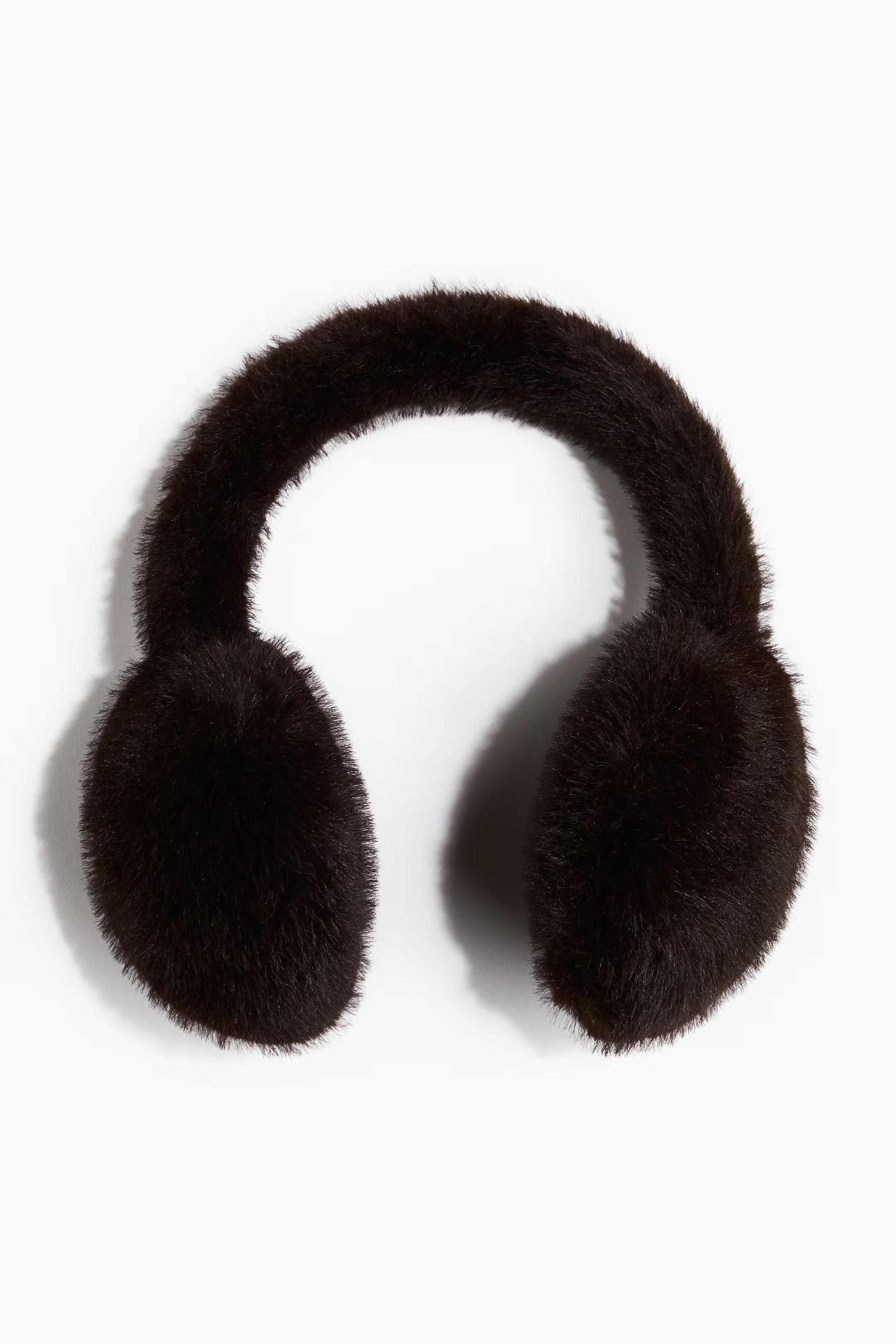 Fluffy Earmuffs - Dark brown - Ladies | H&M US | H&M (US + CA)