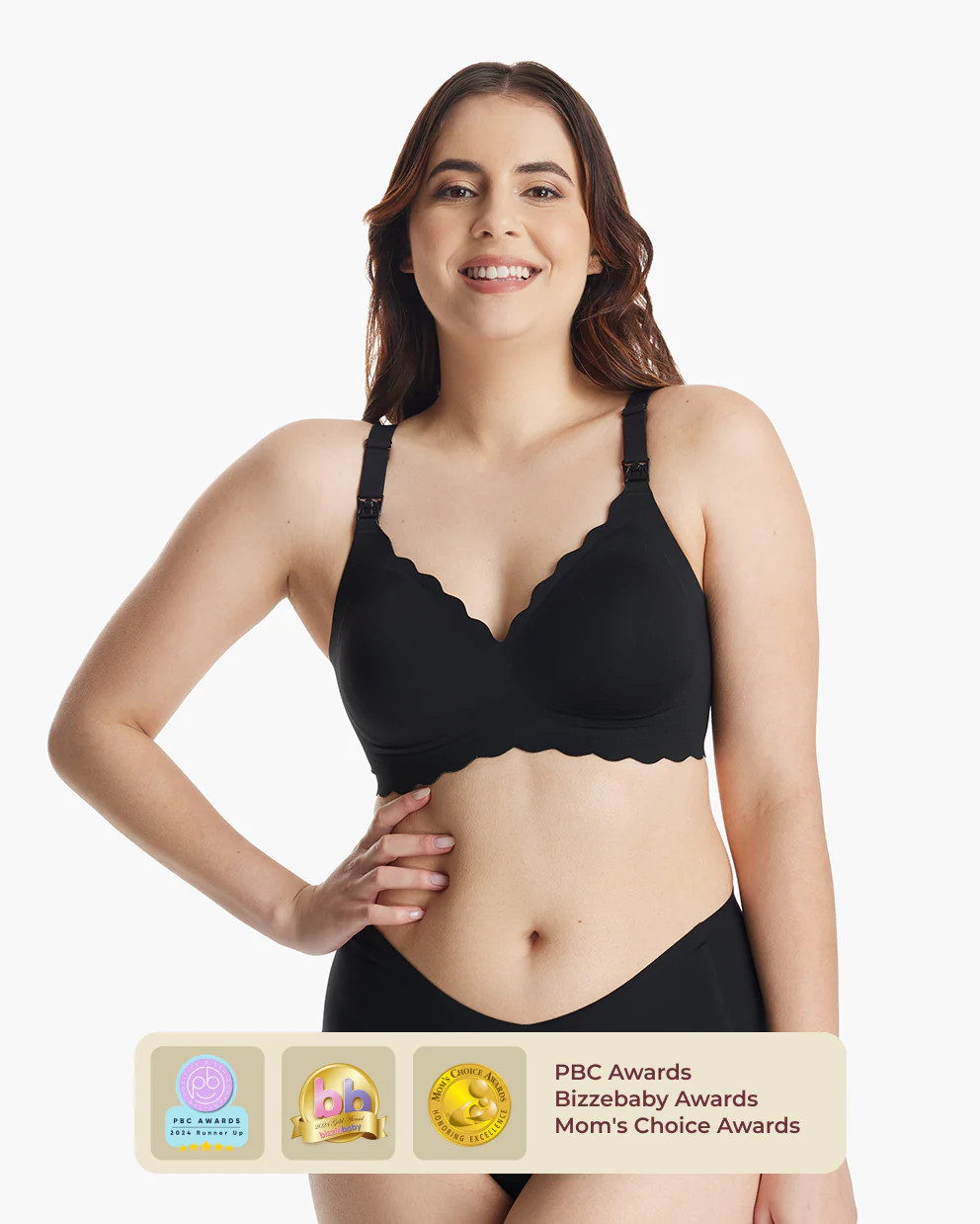 Momcozy Jelly Strip Nursing Bra YN46 | Seamless Support for M9 Pump | Momcozy US