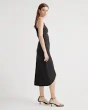Tencel Jersey Side Tie Midi Dress | Quince