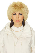 Goldbergh Froid Fluffy Headband in Caramello from Revolve.com | Revolve Clothing (Global)