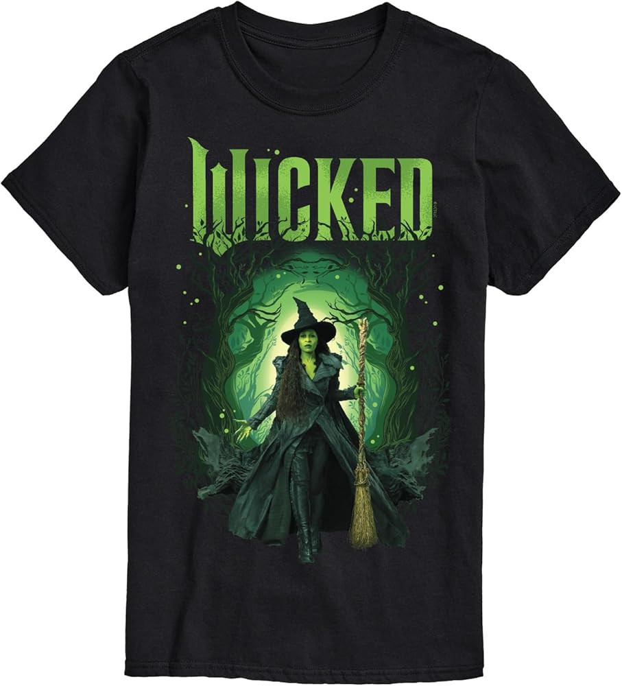 HYBRID APPAREL Wicked: Part 2 - Elphaba Forest - Men's Short Sleeve Graphic T-Shirt | Amazon (US)