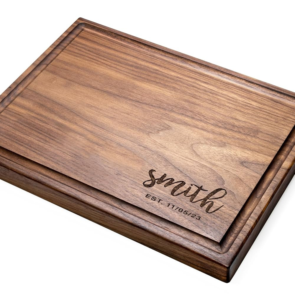 Straga Personalized Cutting Boards | Handmade Wood Engraved Charcuterie | Custom Wedding, Anniver... | Amazon (US)