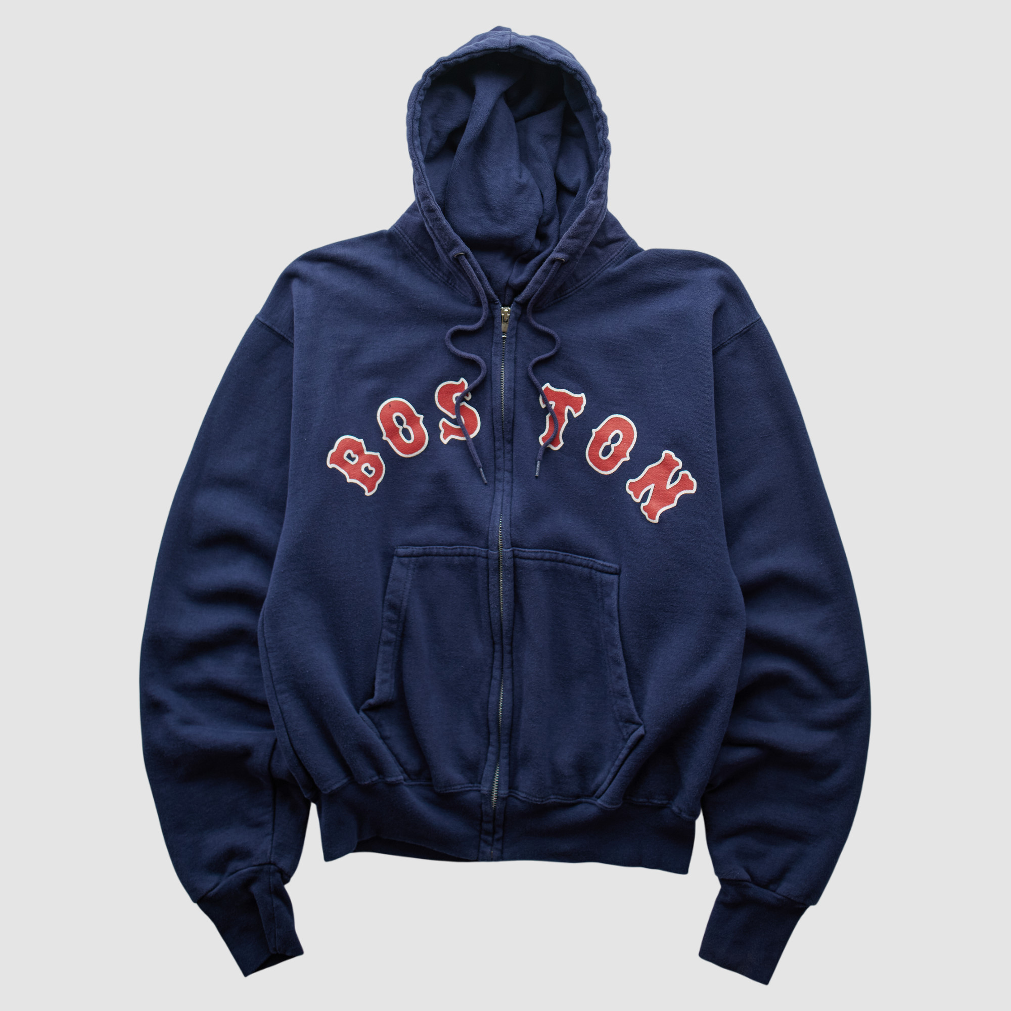 Boston Red Sox Authentic Life Apparel 2000s Hooded Full Zip Sweatshirt - Navy - XXS by Fanatics Real Vintage | Fanatics