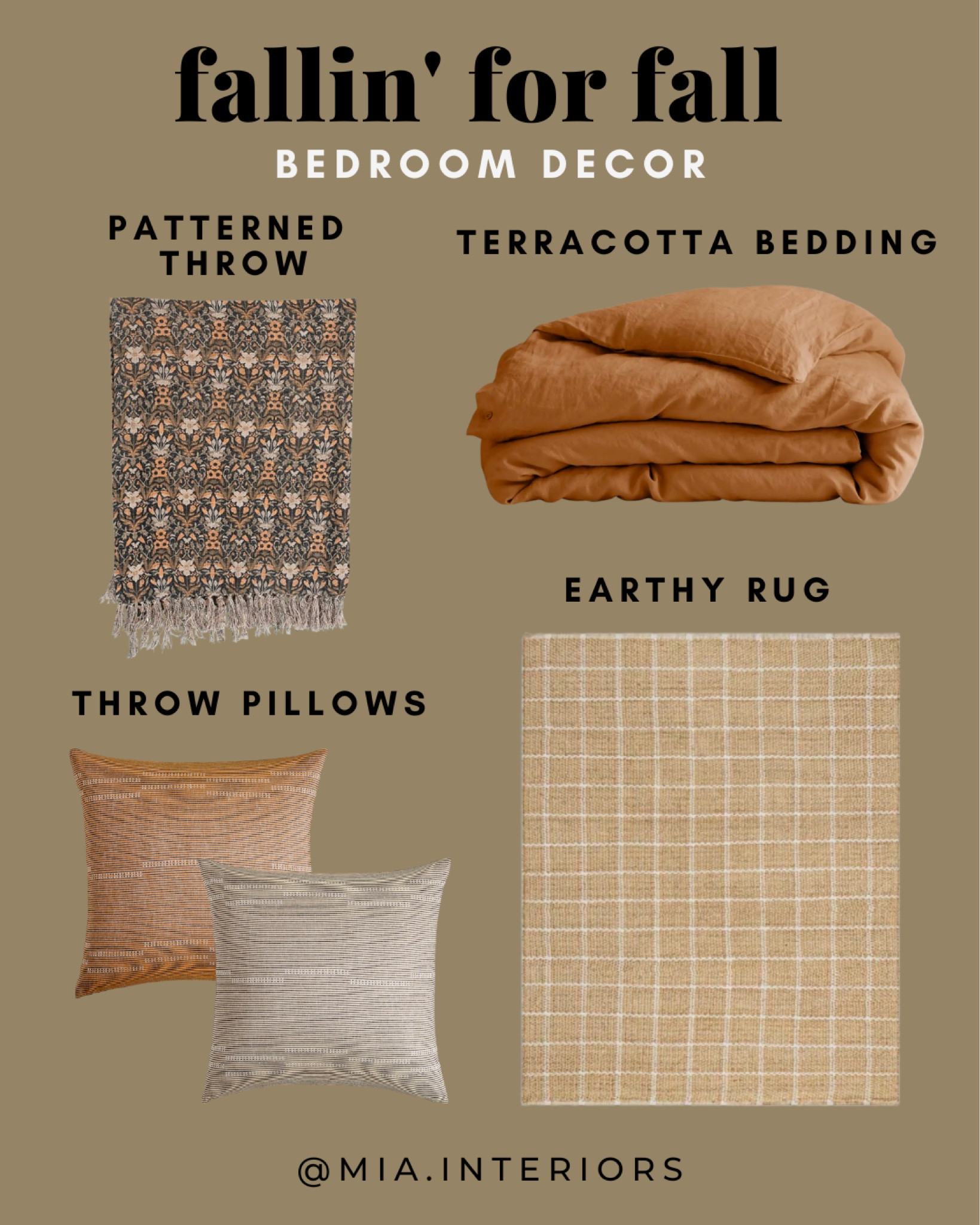 Fallin for fall : bedroom decor

#fallbedroom #bedroomdecor #falldecor #fallbedding #fallpillows #rug #juterug #fallthrowblanket 

#LTKHoliday #LTKSeasonal #LTKhome