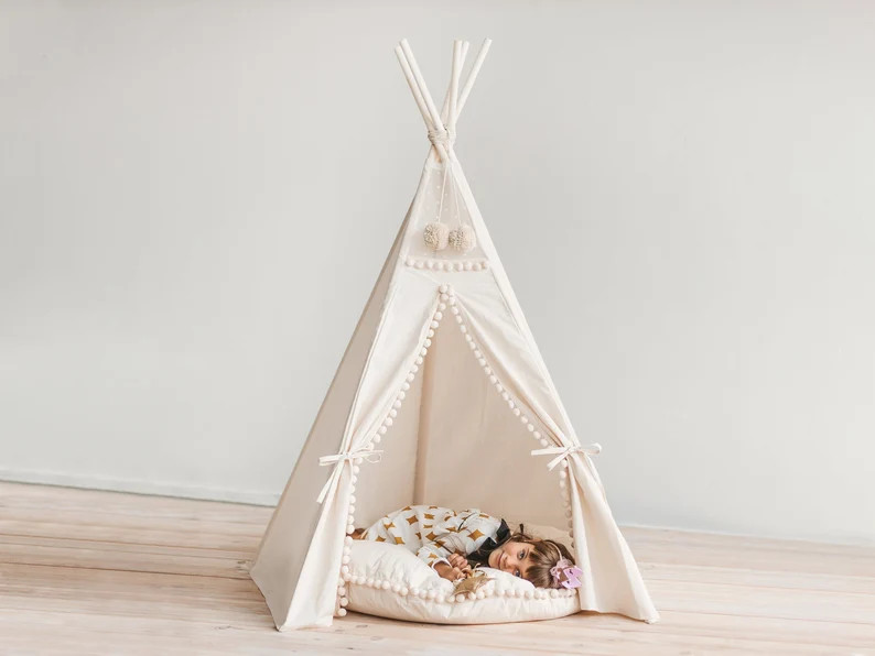 Kinder Tipi Zelt - Tipi Babyzelt & Kleinkind Tipi Spielzelt, gem\u00fctliche Leseecke, Kleinkind ... | Etsy (Global)