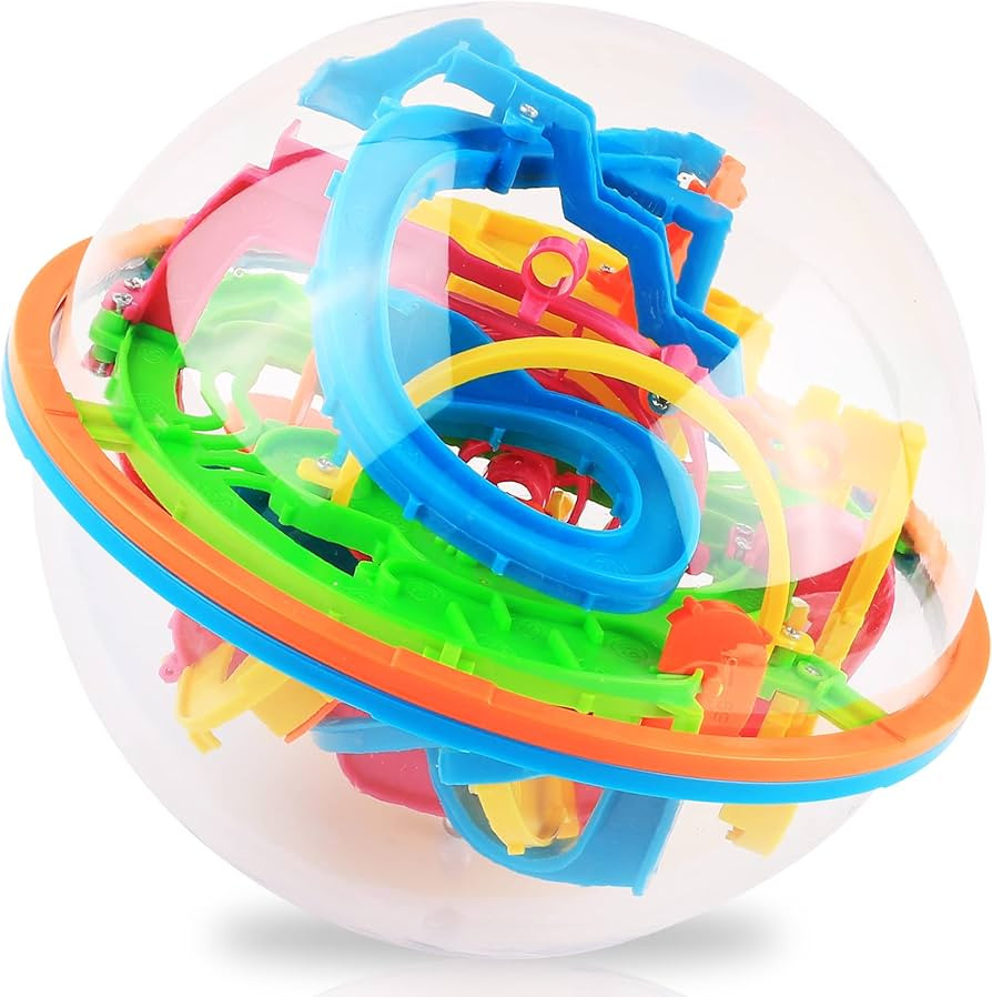 3D Maze Ball with 138 Challenges, Brain Teaser Puzzle Games for Kids and Adults, 3D Mind Games fo... | Amazon (US)