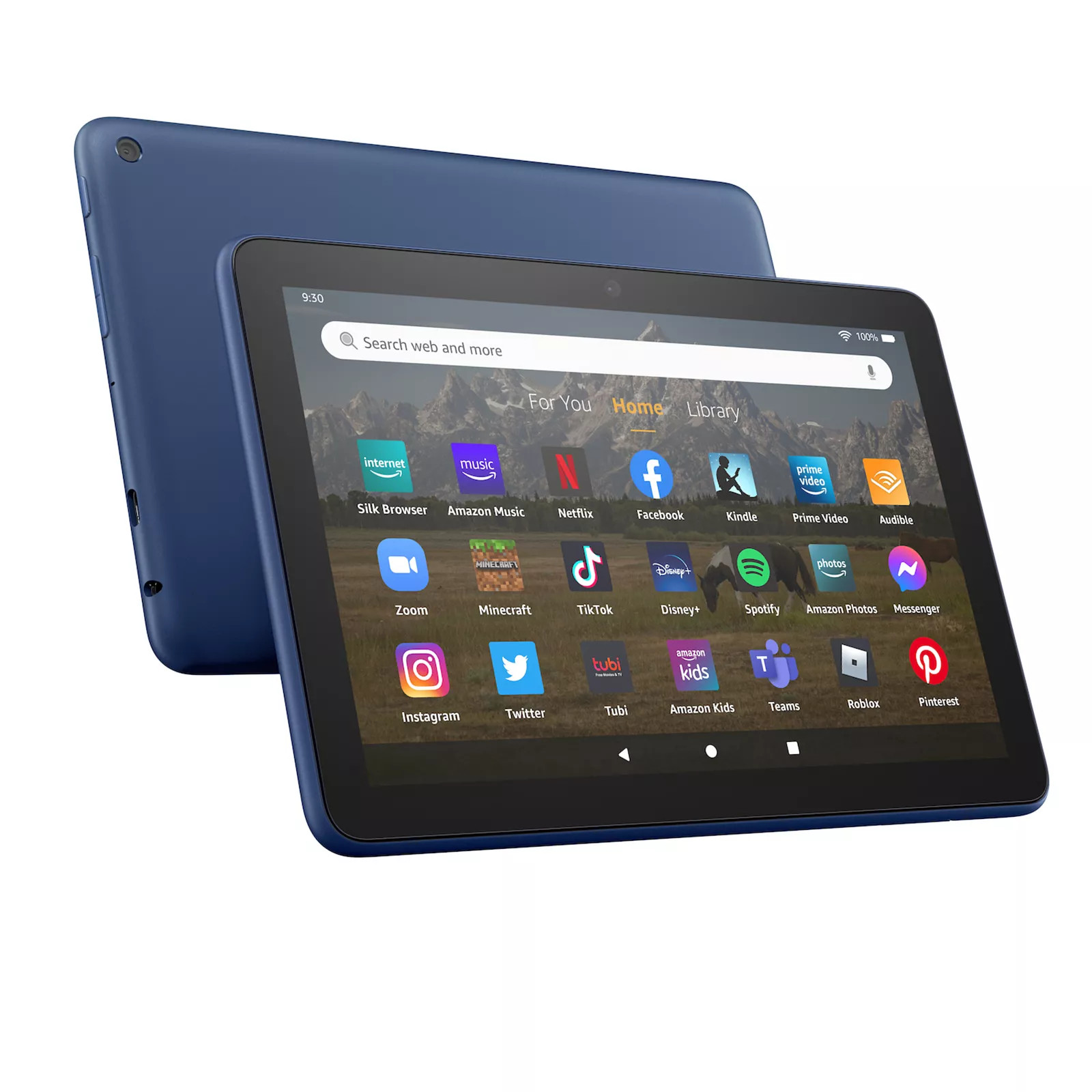 Amazon Fire HD 8 64 GB Tablet with 8-in. HD Display - 2022 Release, Blue | Kohl's