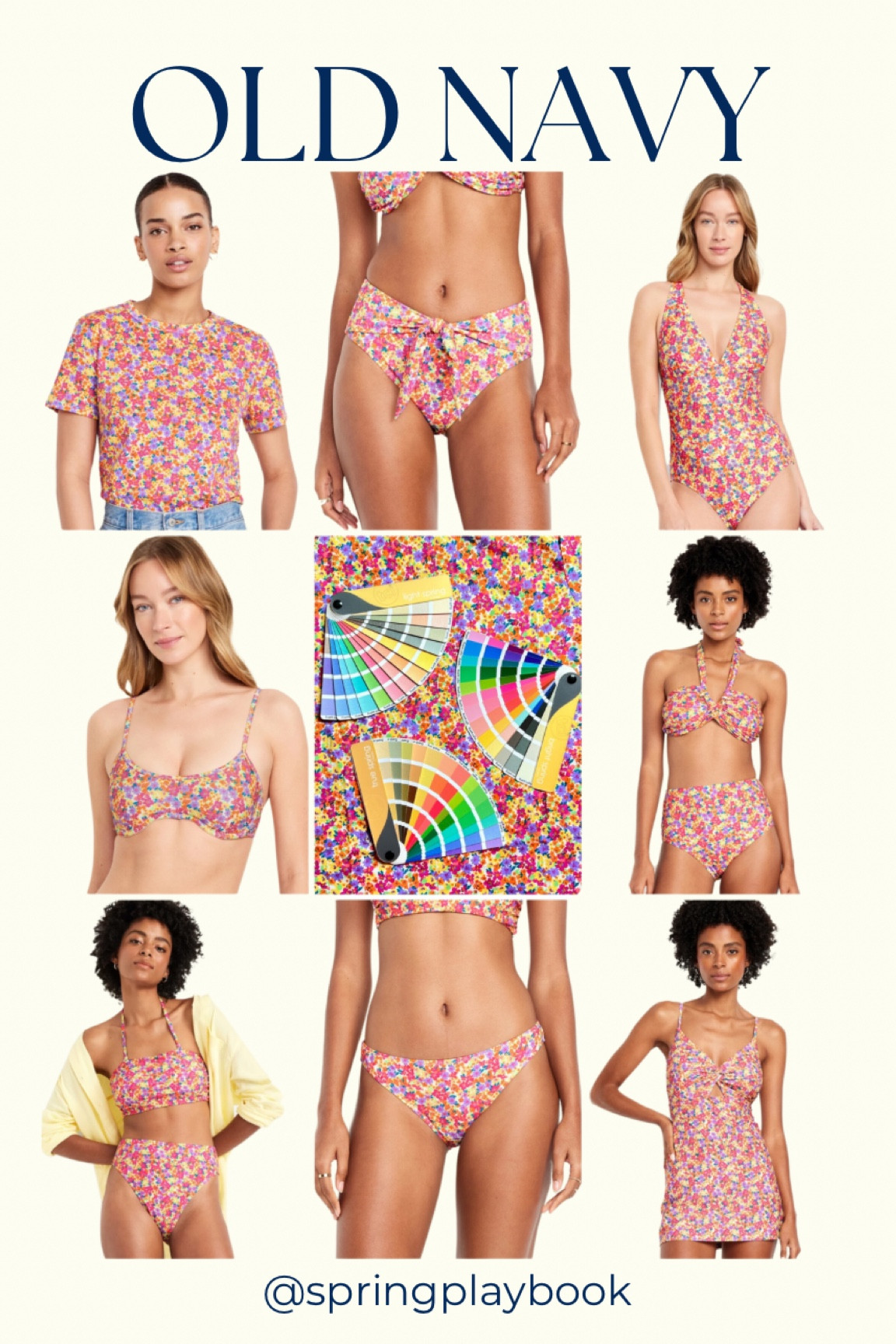 This small scale floral at Old Navy is perfect for Springs. It has colors from all of the subseasons but I do think it harmonizes best with Warm Spring. Old Navy Swim / Tshirt 

#createdcolorful #createdcolorfulspring #hocspring #tcispring #pcaspring #lightspring #warmspring #truespring #brightspring #clearspring #paintboxspring #bluespring

#LTKswim #LTKsalealert #LTKstyletip