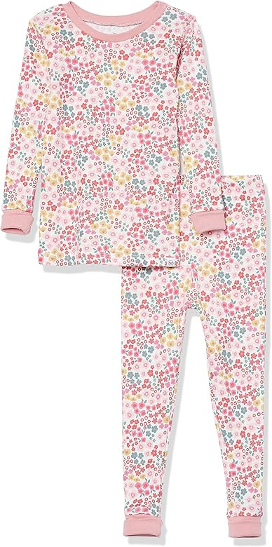 HonestBaby unisex-baby Organic Cotton 2-Piece Snug Fit Pajama Set | Amazon (US)