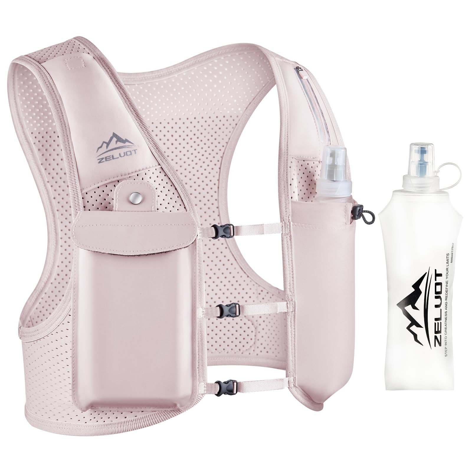 Running Vest for Women Men, USA Original Patent, Adjustable Chest Straps Running Hydration Vest w... | Amazon (US)