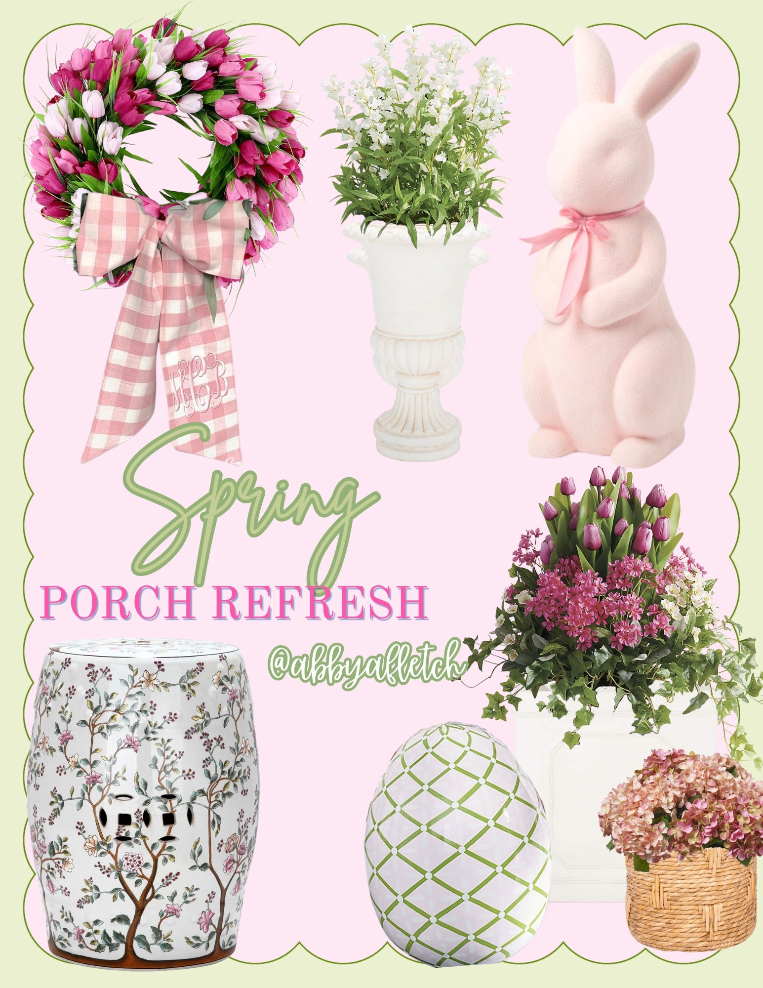 spring outdoor/porch refresh💐🌸