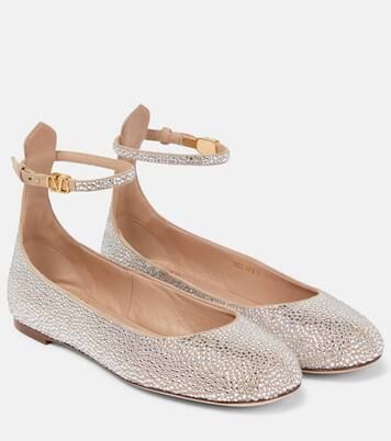 Tan-Go embellished suede ballet flats | Mytheresa (US/CA)