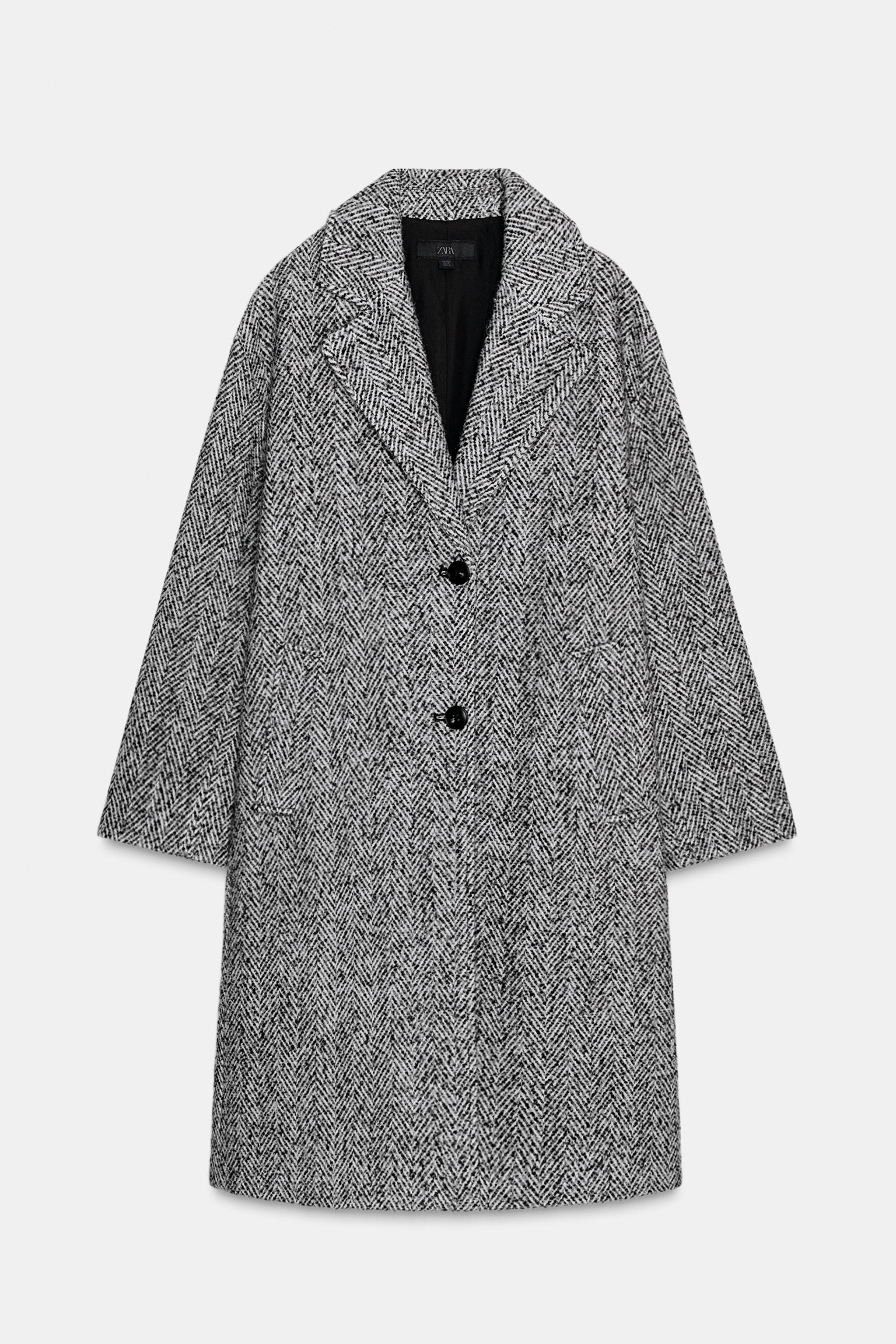 HERRINGBONE COAT | Zara US