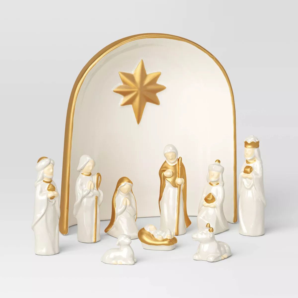 Ceramic Nativity Set Ivory - Threshold™ | Target