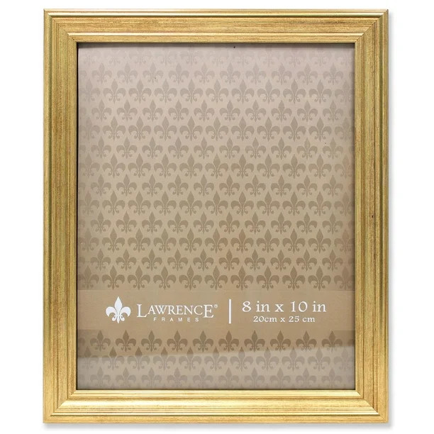 Lawrence Frames 8x10 Sutter Burnished Gold Picture Frame | Walmart (US)