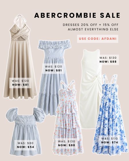 Abercrombie sale! 20% off dresses & men’s shirts + 15% of almost everything

Use code: AFDANI for an additional 15% off! 🤗

Spring dresses, white dress, graduation dress, flowy dress, vacation dress

#LTKfindsunder100 #LTKSeasonal #LTKsalealert