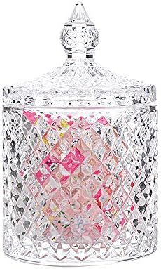 Rainie Love Home Basic Food Storage Organization Set-Crystal Diamond Faceted Jar With Crystal Lid... | Amazon (US)