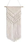 Oululu Macrame Wall Hanging - Cotton Rope Woven Tapestry Boho Chic Home Decoration, 14" W x 33" L | Amazon (US)