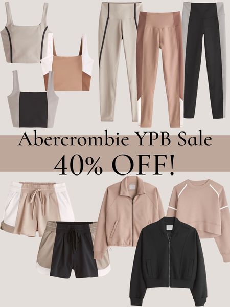 Abercrombie Your Personal Best YPB sale!! 40% off plus use influencer code JenReed or Dani20 for additional 20% off



#LTKsalealert #LTKfit #LTKFind