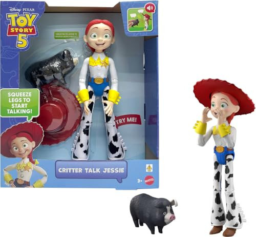 Mattel Disney and Pixar Toy Story 5 Critter Talk Jessie, 12 Inch Posable Action Figure Toy & Jimmy Dean, 35 Plus Movie Sounds & Phrases | Amazon (US)