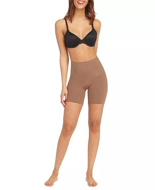SPANX Women's  OnCore Mid-Thigh Short SS6615 - Macy's | Macy's