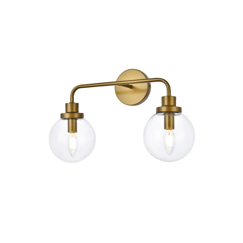 Alresford 2 - Light Dimmable Armed Sconce | Wayfair North America