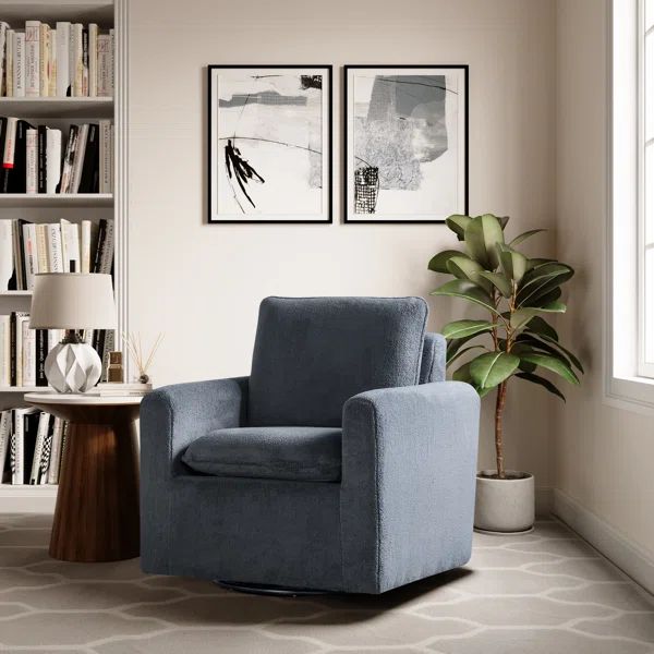 Breelin Upholstered Swivel Armchair | Wayfair North America