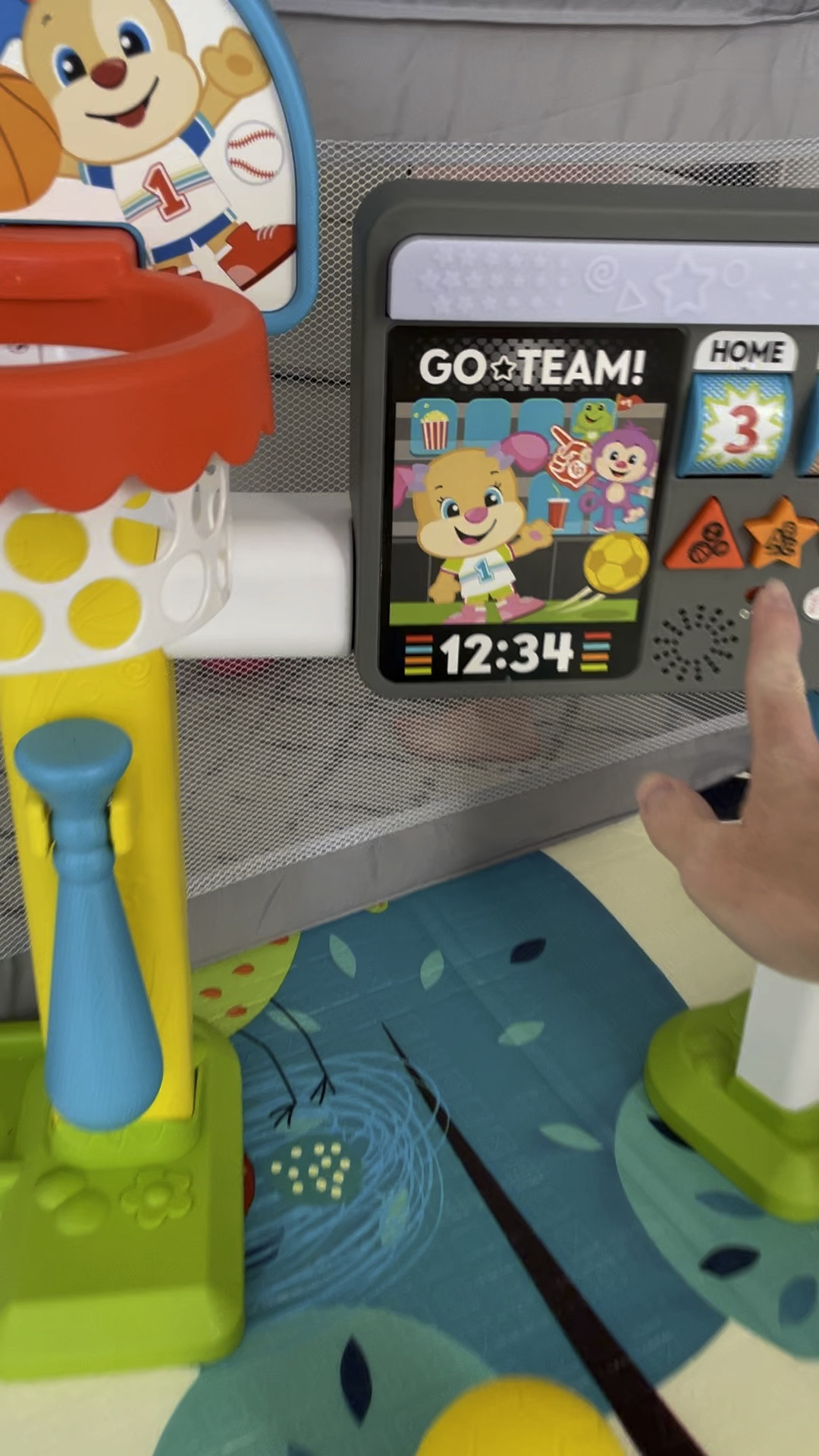 My daughter got this sports activity center for her first birthday. My son loved playing with this at 7 months old! They are now 10 months & 2 and both still love playing with it

#LTKFamily #LTKKids #LTKBaby