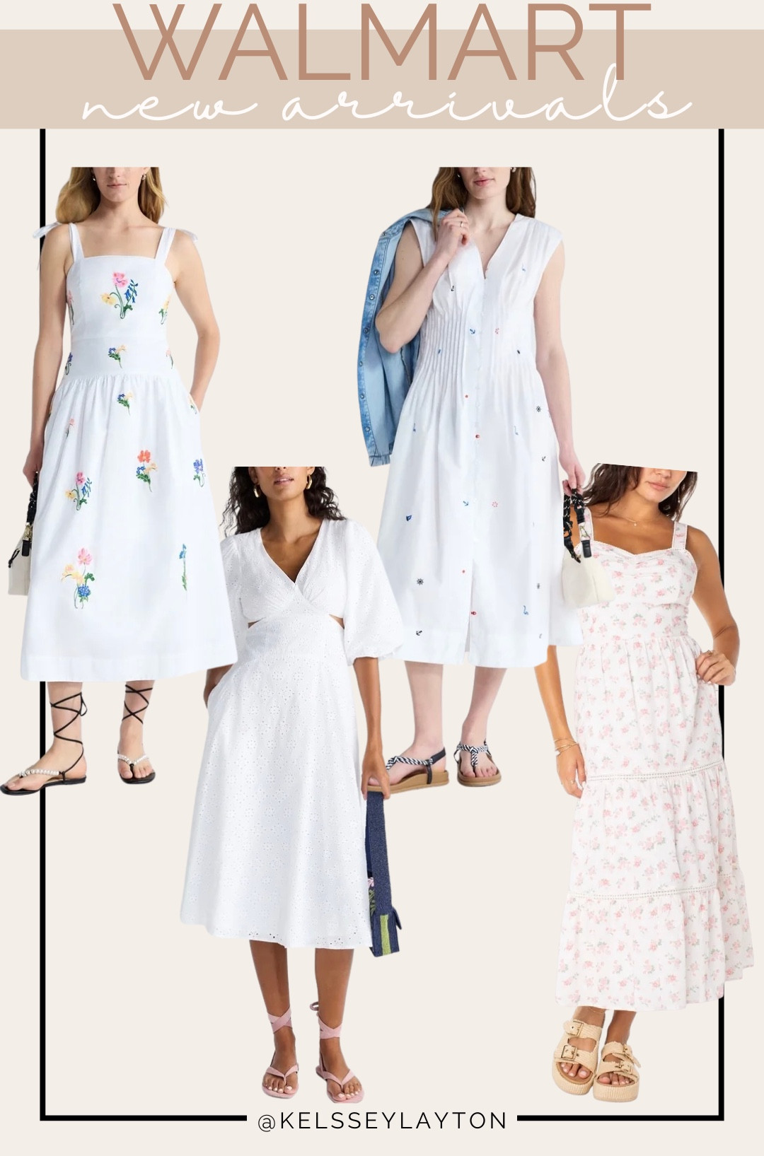 Walmart new arrival white midi dresses

#LTKootd #LTKmomlife