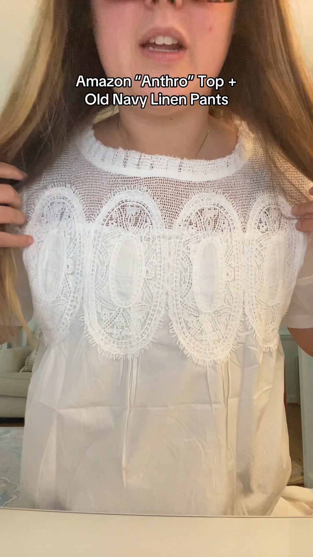 Amazon top and old navy linen white pants! 

#LTKFindsUnder100 #LTKFindsUnder50 #LTKStyleTip