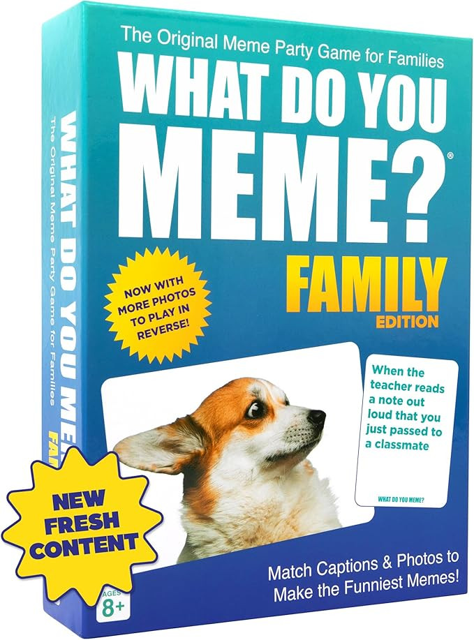 WHAT DO YOU MEME? Family Edition by Relatable, Now with Refreshed Content - Kids Games 8+, Family... | Amazon (US)