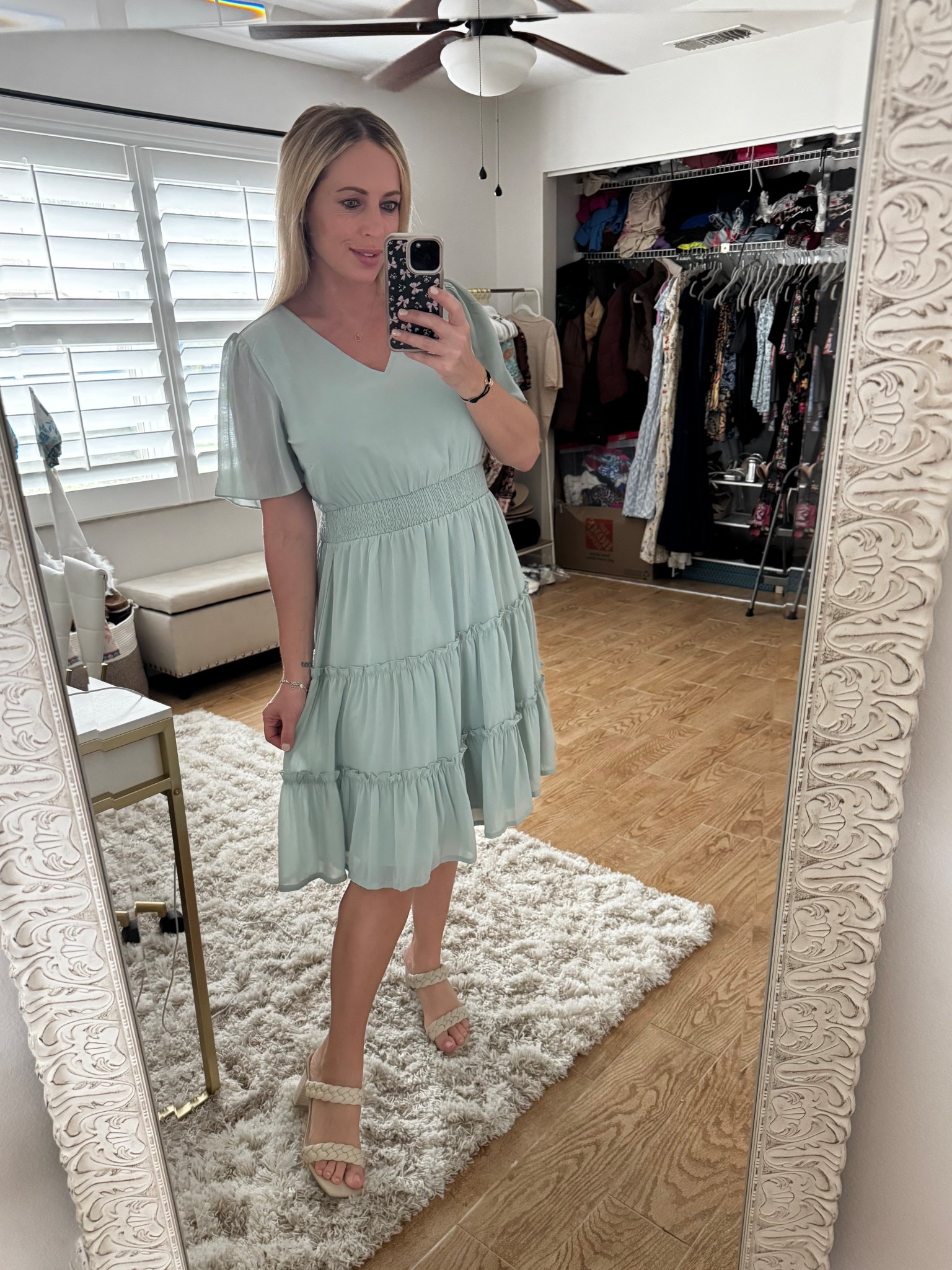 Spring dress. Easter dress. Wore this to my pregnancy announcement! 

#LTKMidsize #LTKBump #LTKootd