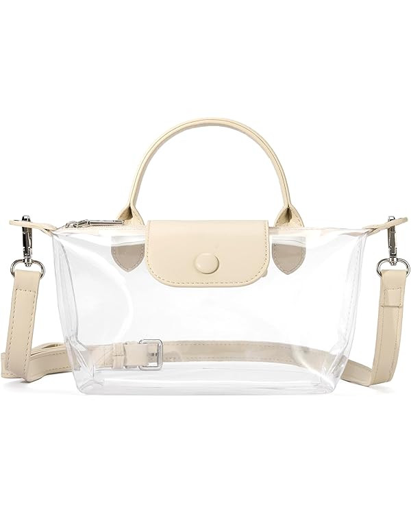 BOSTANTEN Clear Bag for Stadium Approved Small Crossbody Purse Handbags for Concerts Sports Event... | Amazon (US)