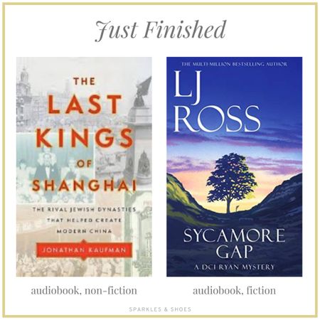 My long September walks with Lily have been dominated by audiobooks! In the last week I finished  The Last Kings of Shanghai by Jonathan Kaufman and Sycamore Gap, the second book in the DCI Ryan Mystery by L.J. Ross.

#amazon #target #goodbooks

#LTKxPrime