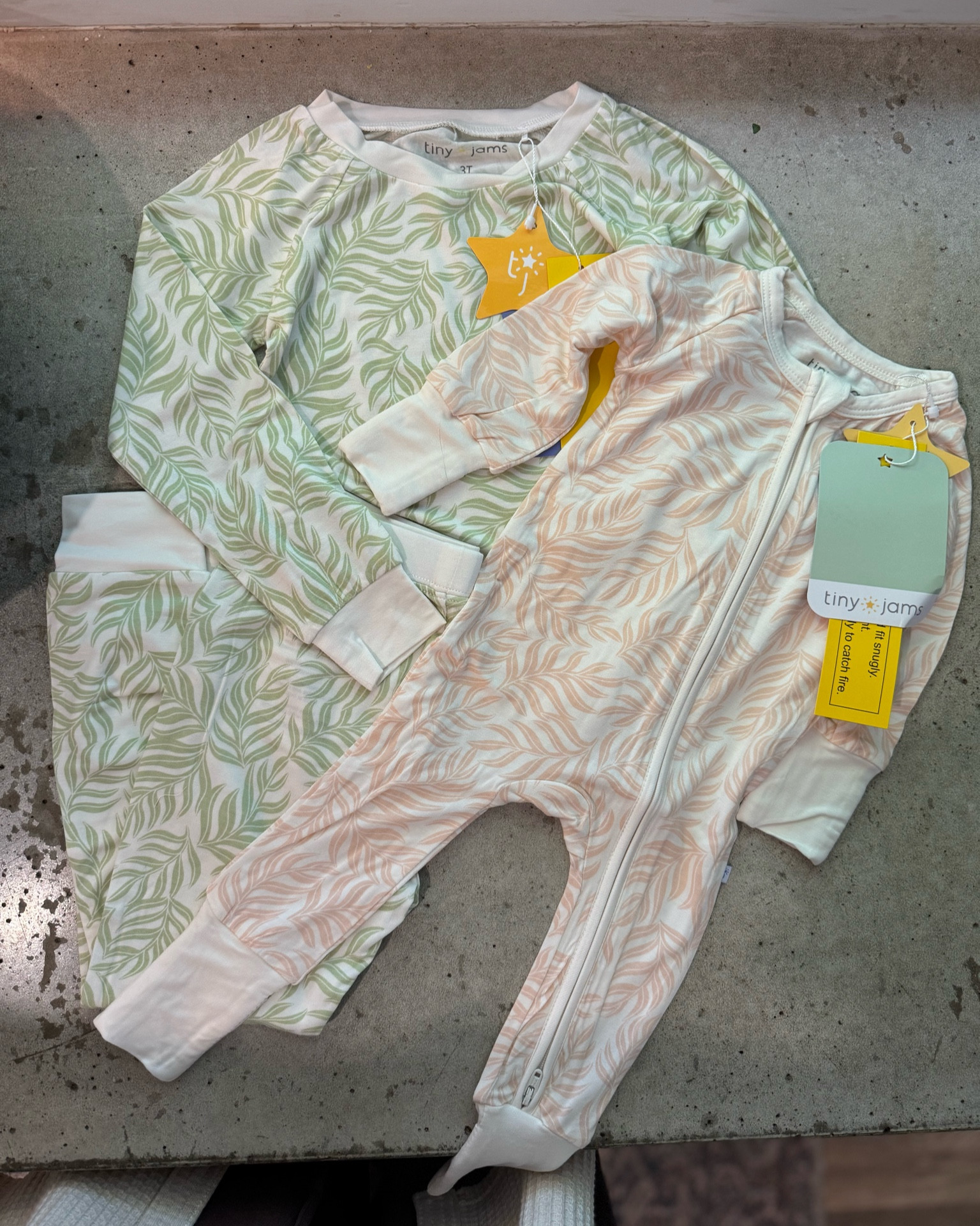 The cutest palm print for both kids! Love that they have coordinating prints but in different colors 😍😍

Tiny jams, bamboo pajama, bamboo zippy, two piece pajamas, baby PJs, toddler PJs 

#LTKSeasonal #LTKFindsUnder50 #LTKKids